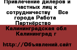 Привлечение дилеров и частных лиц к сотрудничеству. - Все города Работа » Партнёрство   . Калининградская обл.,Калининград г.